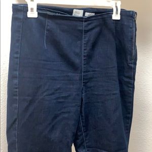 High Waisted Blue Jeans